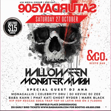 Monster Bash 905 Saturdays