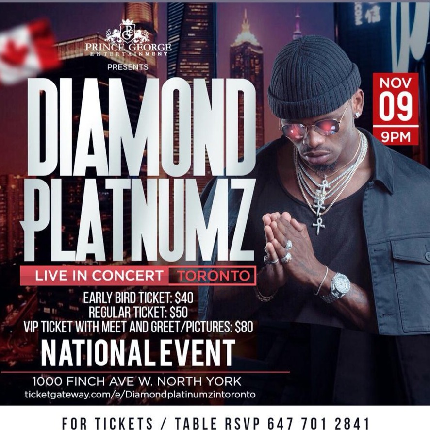 Diamond Platnumz Live In Concert Toronto