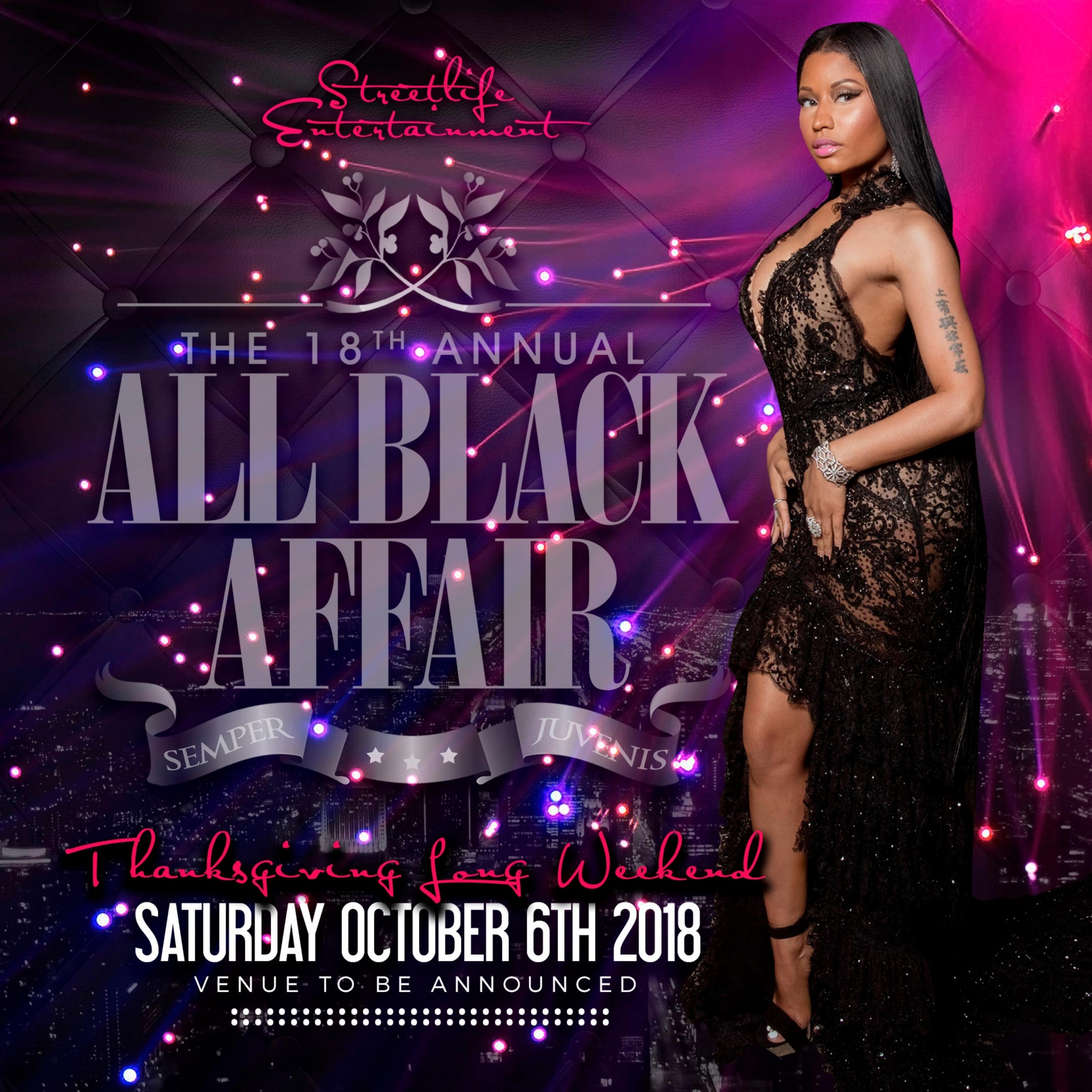 All Black Affair 18 Annual