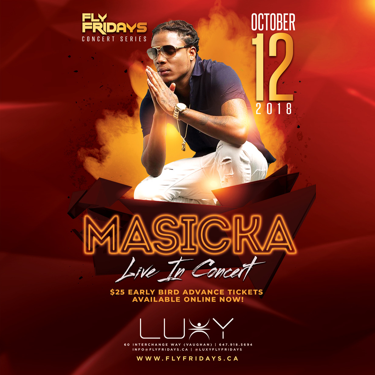 MASICKA - Live In Concert Inside FLY FRIDAYS | LUXY Nightclub