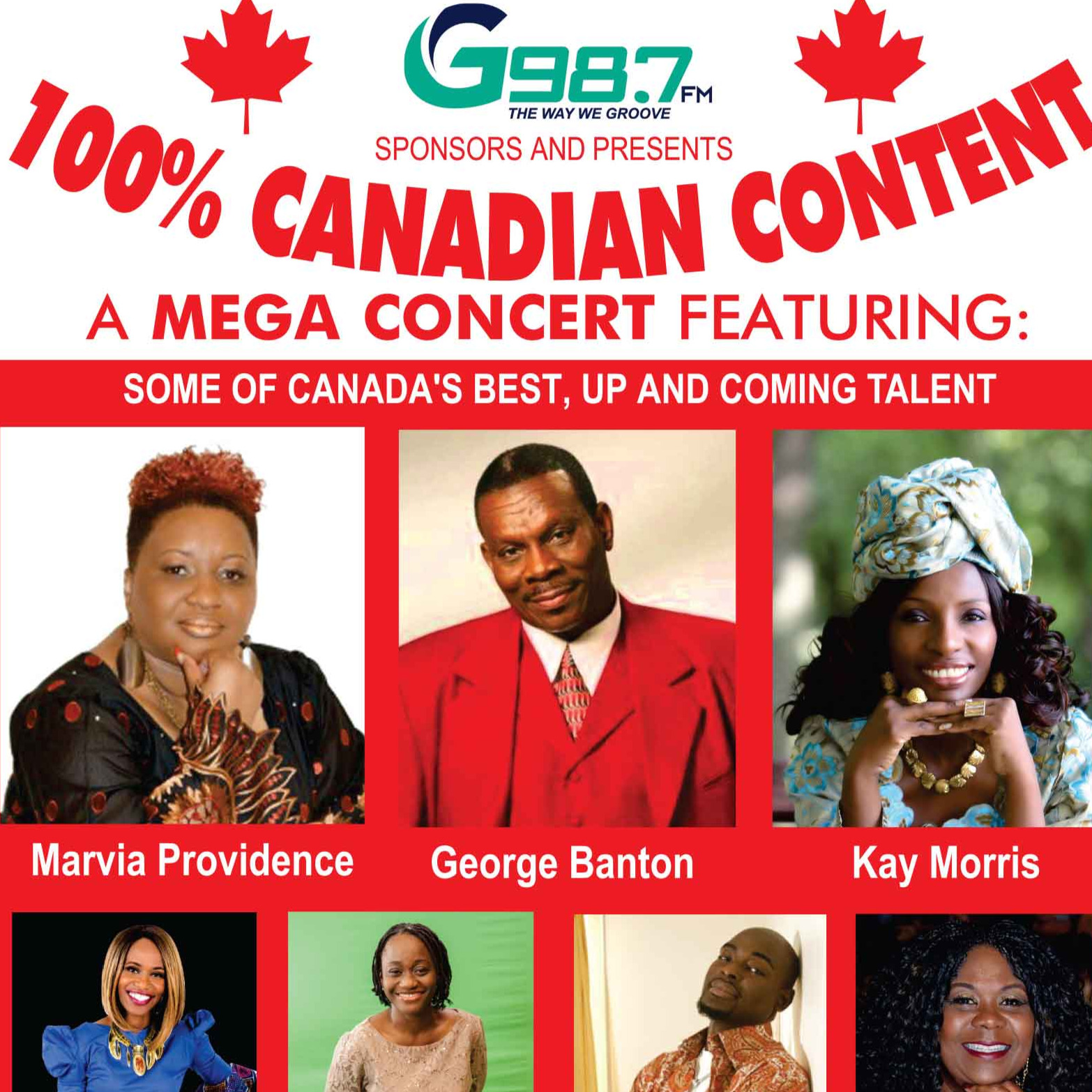 G987FM 100 percent Canadian Content Concert