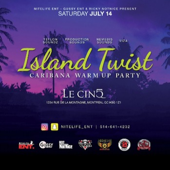 ISLAND TWIST CARIBANA WARM UP PARTY