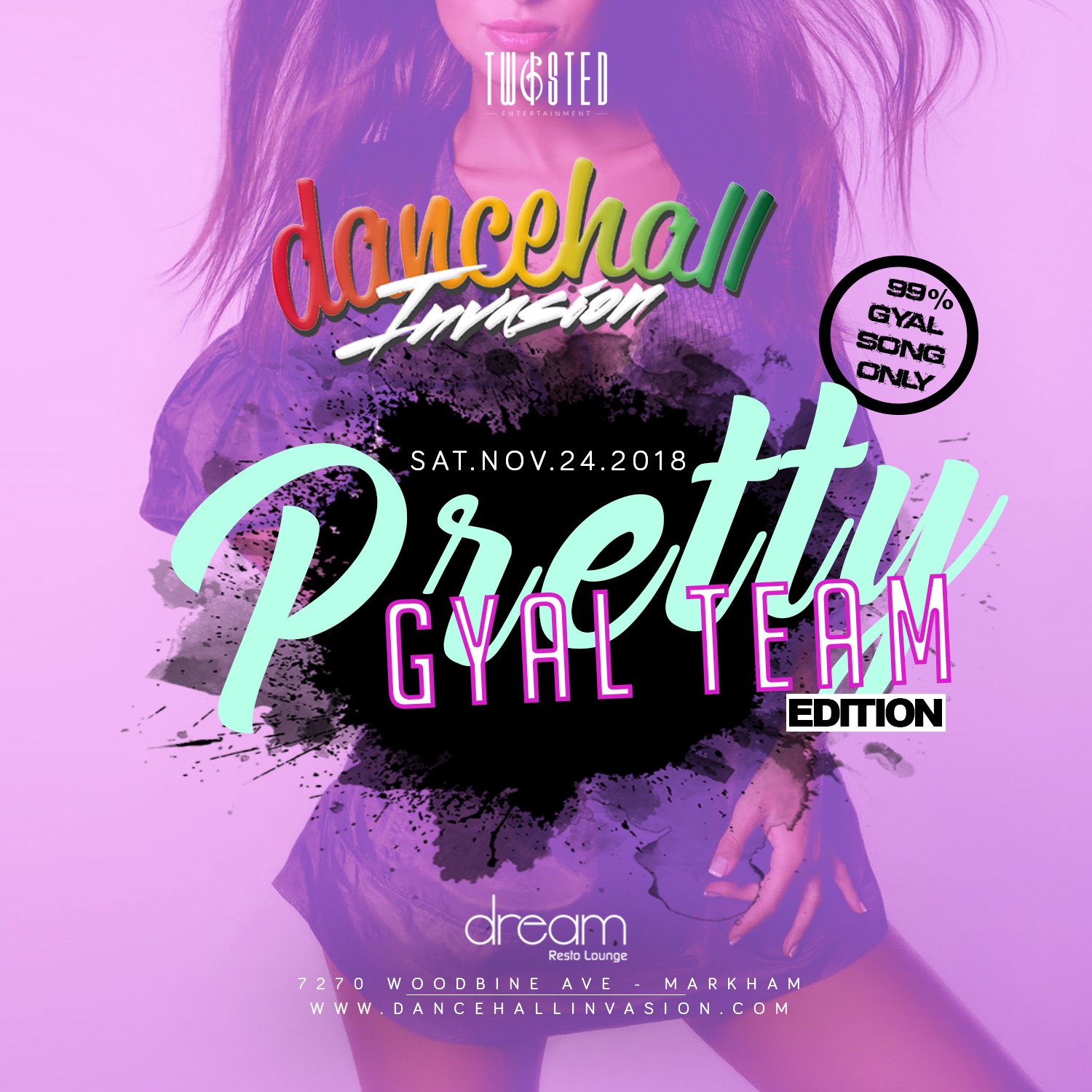 Dancehall Invasion: Pretty Gyal Team Edition | 99% Gyal Chune | Live Dancer