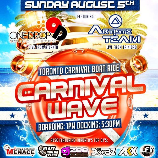 CARNIVAL WAVE BOAT RIDE - CARIBANA SUNDAY