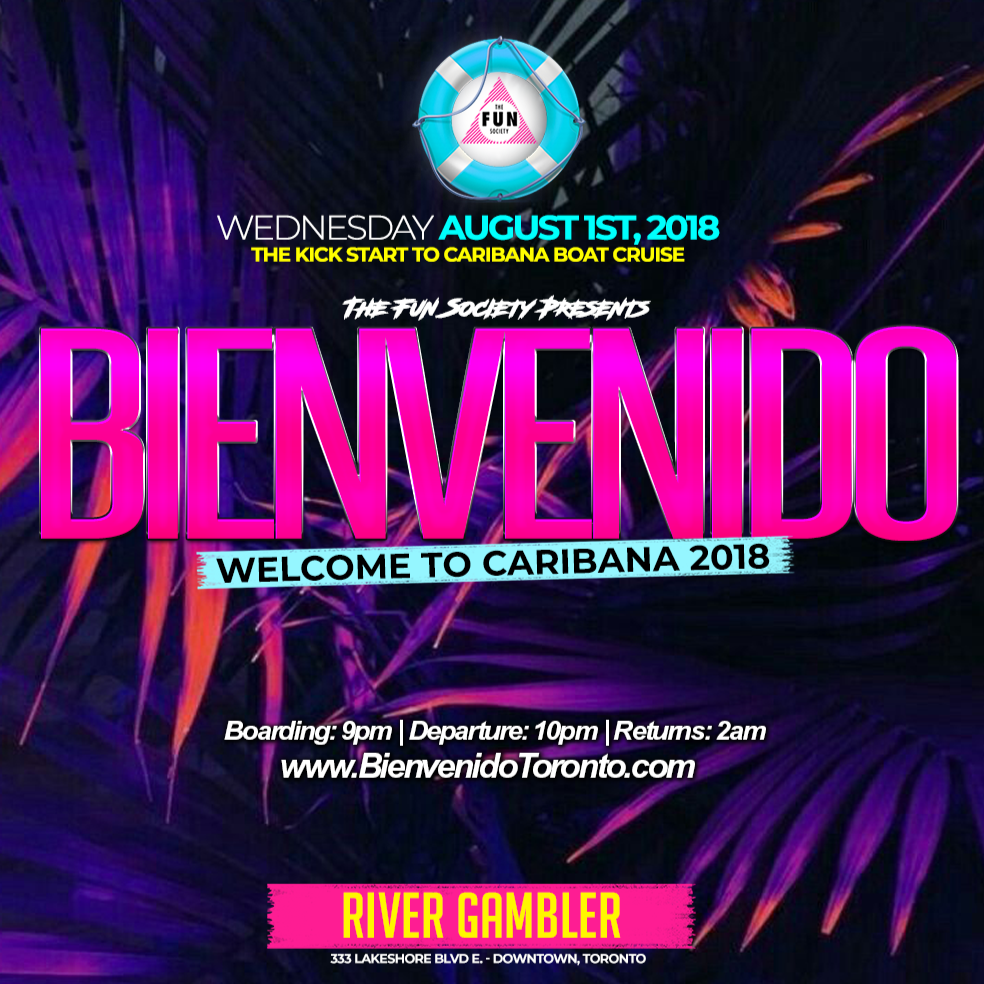 Bienvenido Boat Cruise - Caribana Wednesday August 1st, 2018