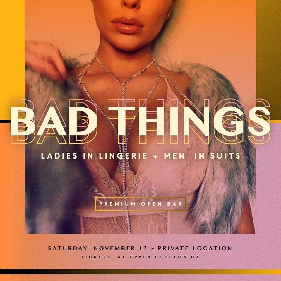 BAD THINGS - PREMIUM OPEN BAR