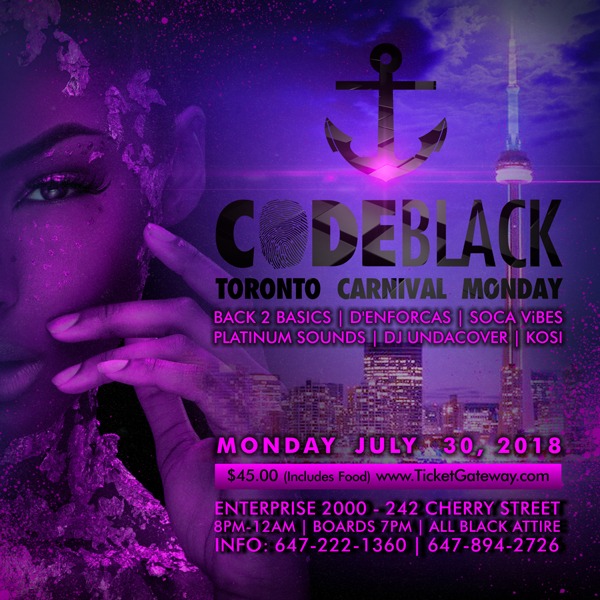 CODEBLACK Toronto Carnival Monday
