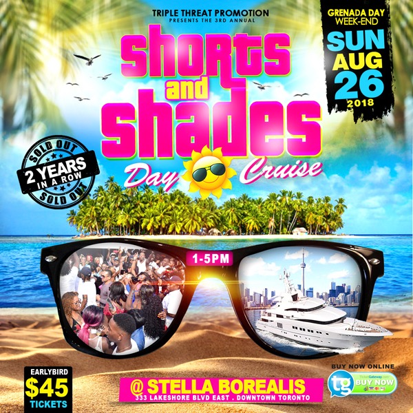 Shorts and Shades Day Cruise 2018