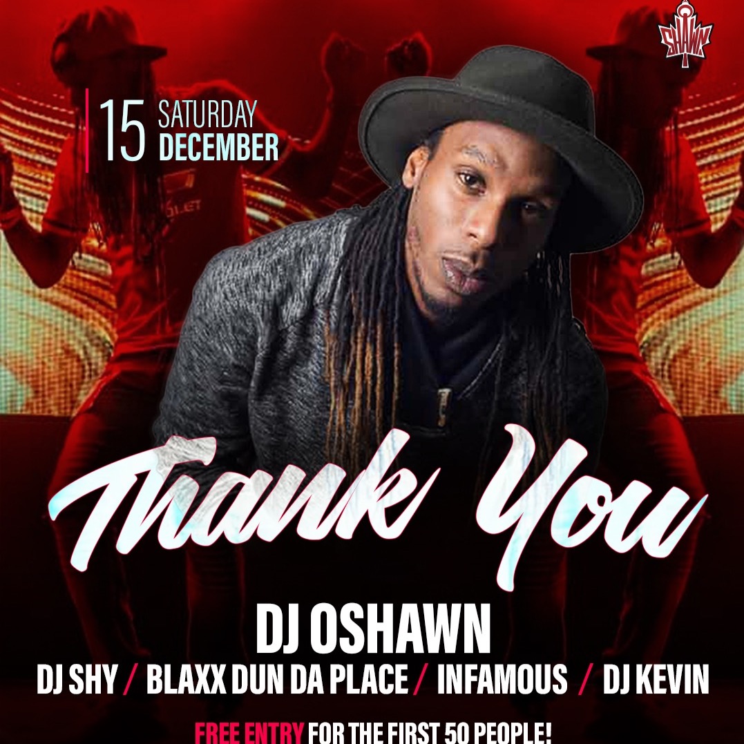 DJ Oshawn Presents Thank You Appreciation Party