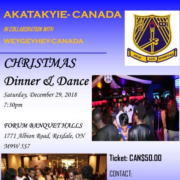 Akatakyie - Canada Christmas Dinner & Dance