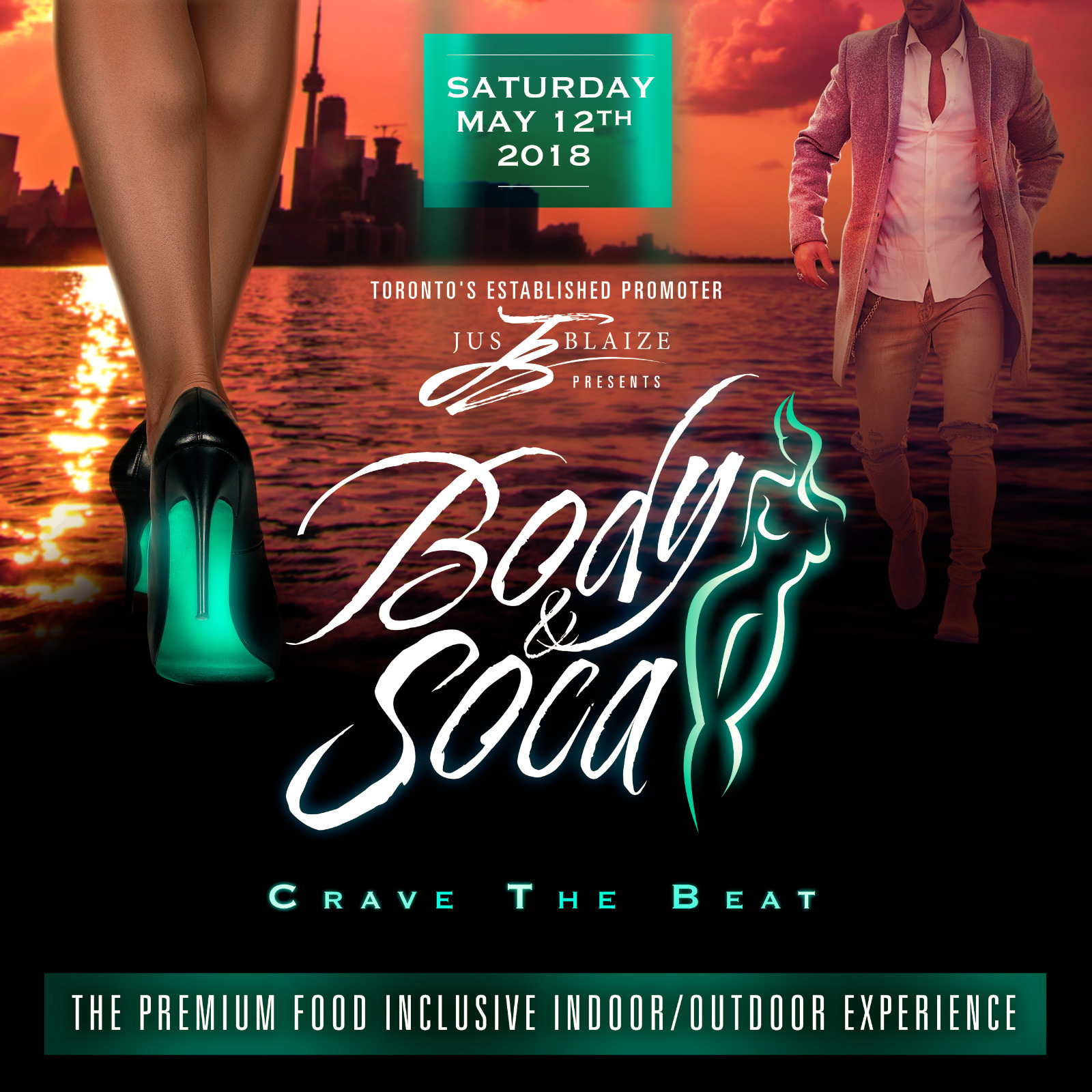 BODY & SOCA - The PREMIUM Food Inclusive (Indoor/Outdoor)