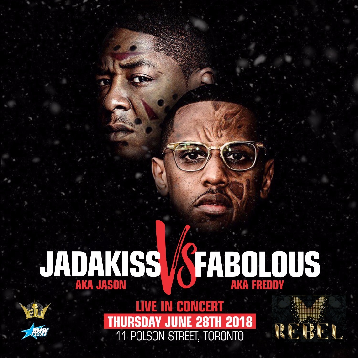 AKA JASON - JADAKISS V.S AKA FREDDY - FABOLOUS Live iN Concert @ Rebel