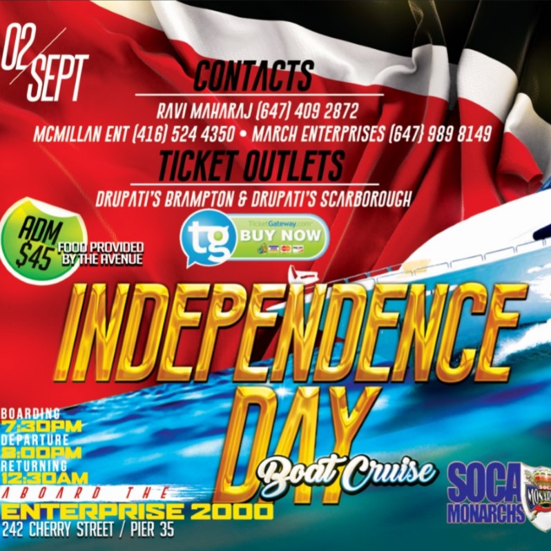 Trinidad and Tobago Independence Day Cruise