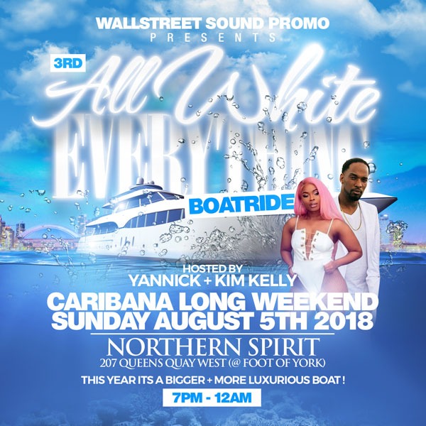 All White Everything Boatride 2018 