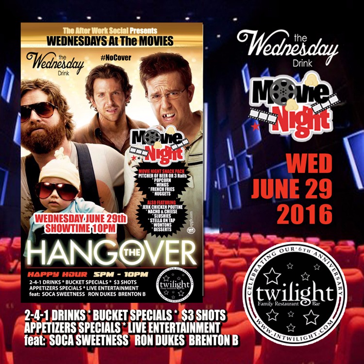 The Wednesday Drink / Movie Night - The Hangover