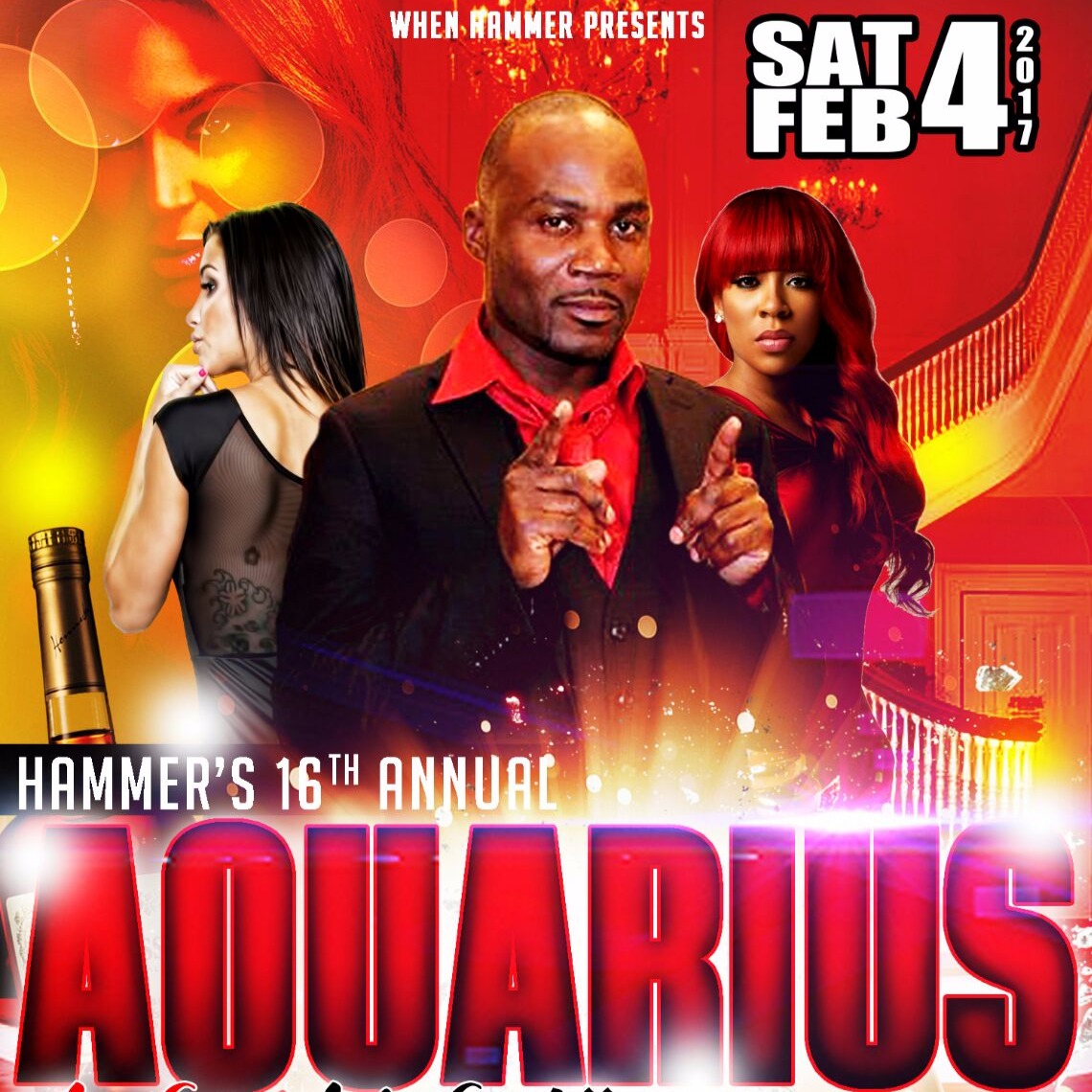 AQUARIUS - RED & BLACK AFFAIR