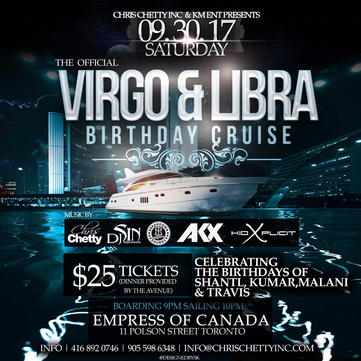 VIRGO & LIBRA BOAT CRUISE