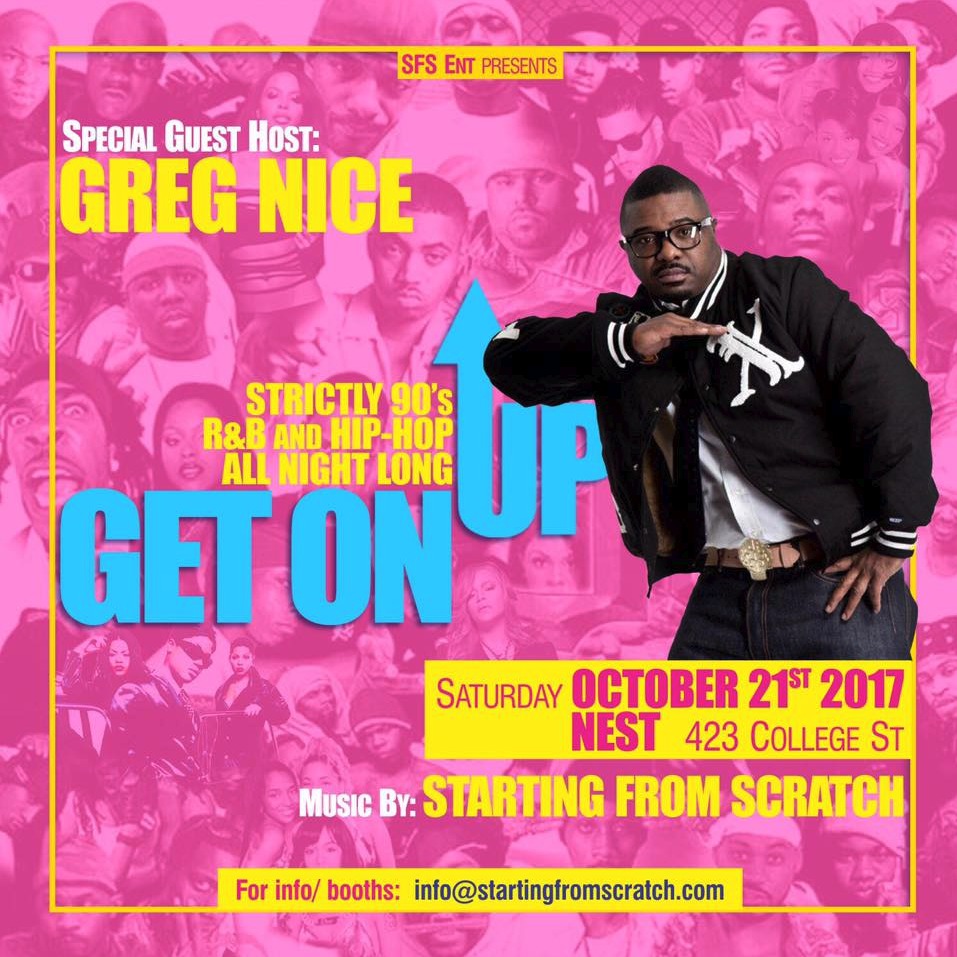 Get On Up - Strictly 90s R&B/Hip Hop All Night Long TICKETS AVAIL @ DOOR
