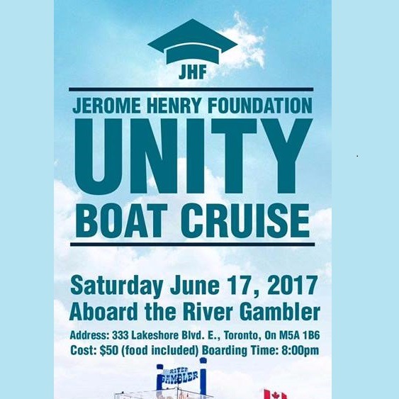 Jerome Henry Foundation Unity Boat Cruise 2017