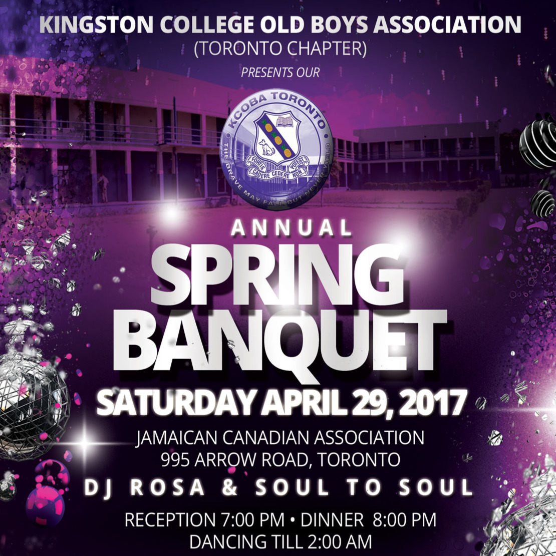 KINGSTON COLLEGE ANNUAL SPRING BANQUET 2017