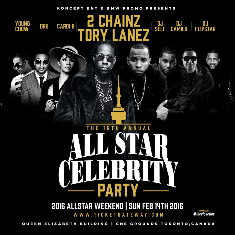 THE ALL STAR CELEBRITY PARTY ALL STAR WEEKEND