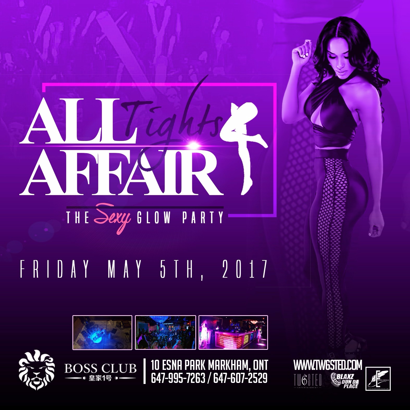 All Tights Affair: The Sexy GLOW Party |May 5th 2017| Ladies Free B4 11