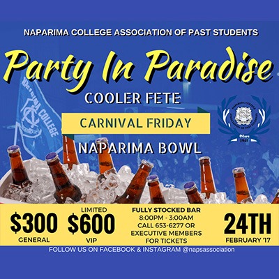 PARTY IN PARADISE CARNIVAL COOLER FETE