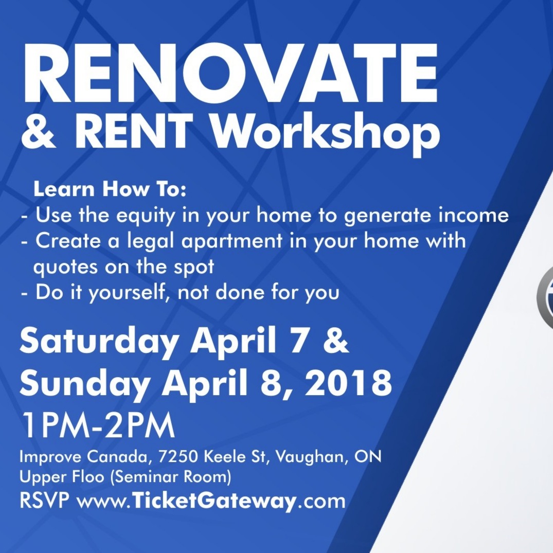 Renovate and Rent Workshop