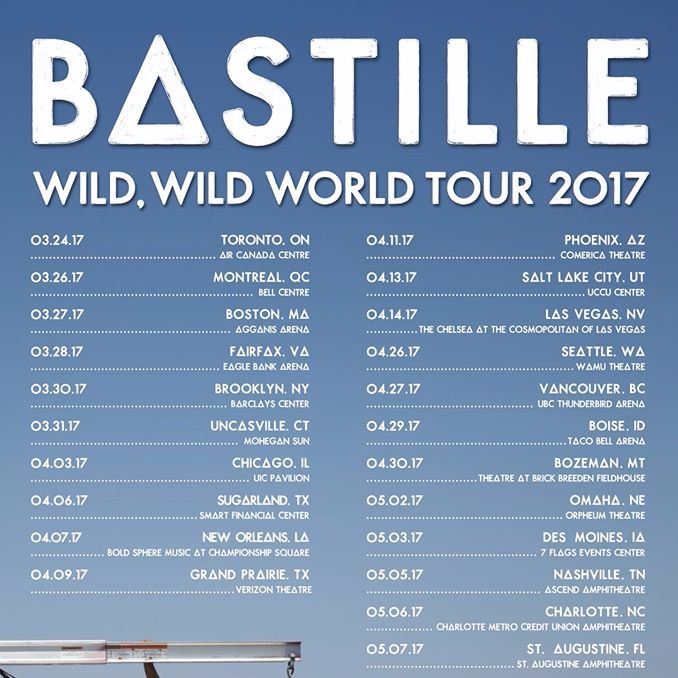Bastille: Wild, Wild World Tour at Air Canada Centre