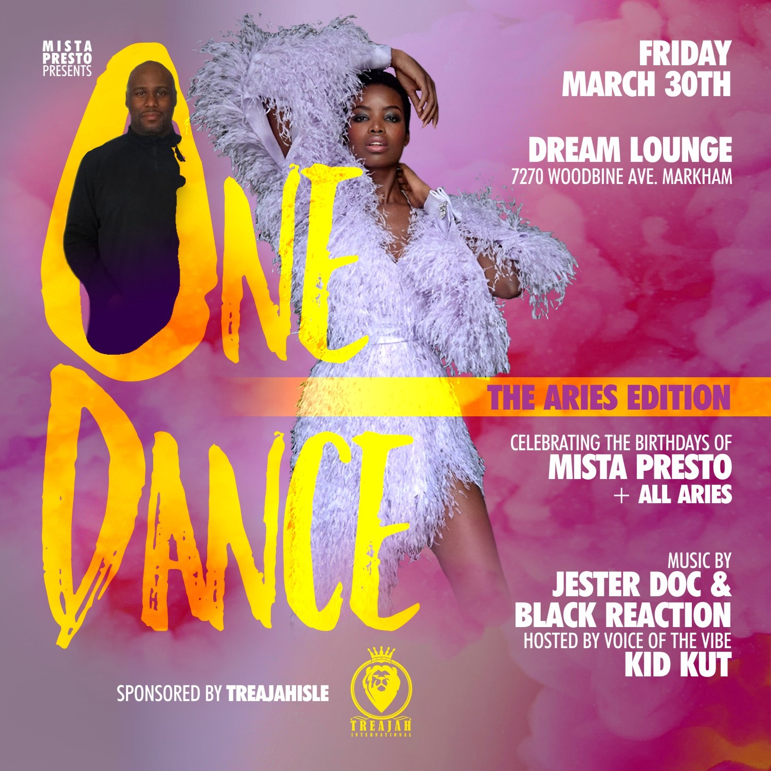 4 past MISTA PRESTO PRESENTS ONE DANCE - ARIES EDTION