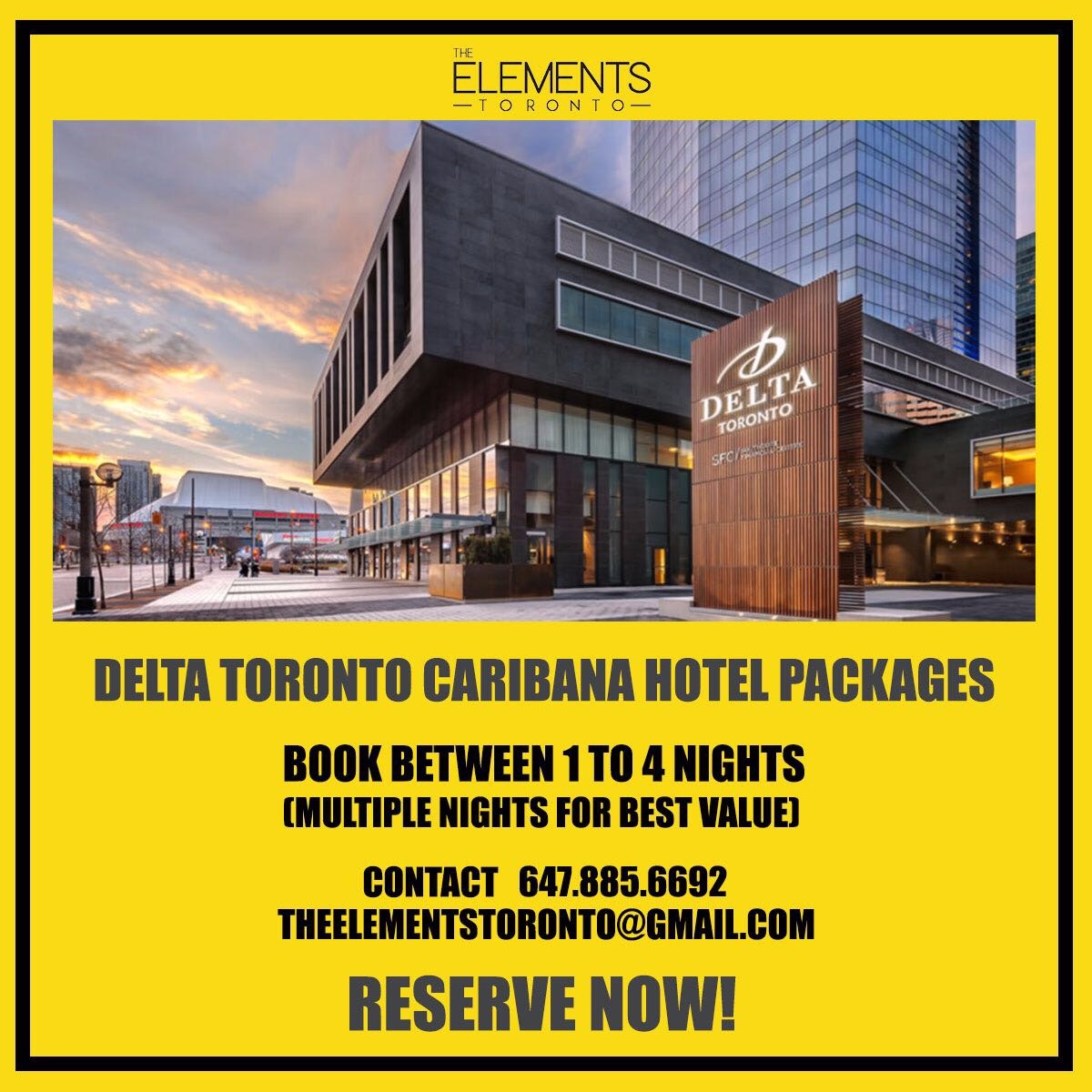 DELTA TORONTO CARIBANA HOTEL PACKAGES