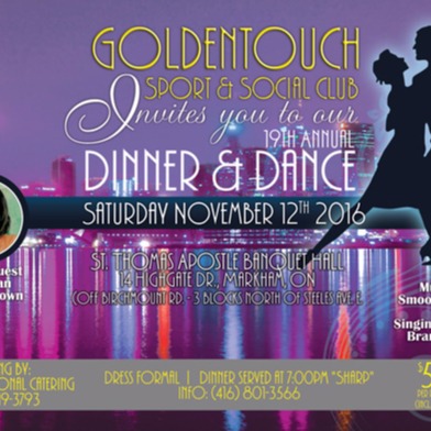 GOLDEN TOUCH 19TH ANNUAL DINNER & DANCE