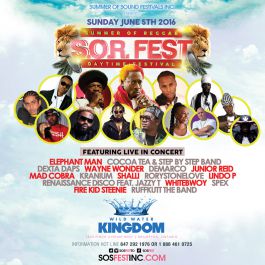 SOR FEST - Summer Of Reggae Festival