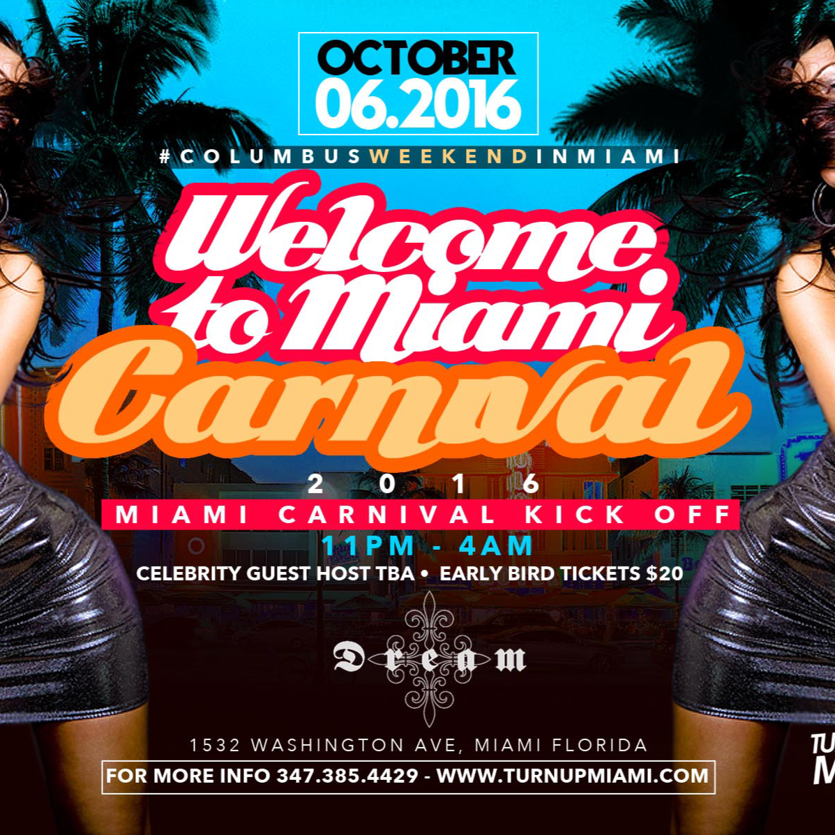 Welcome To Miami Carnival 2016 At Club Dream 