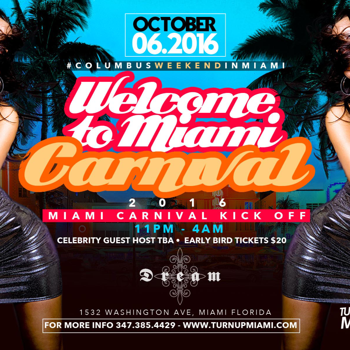 WELCOME TO MIAMI CARNIVAL 2016 at Club Dream