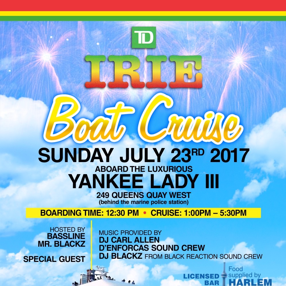 TD IRIE BOAT CRUISE 2017