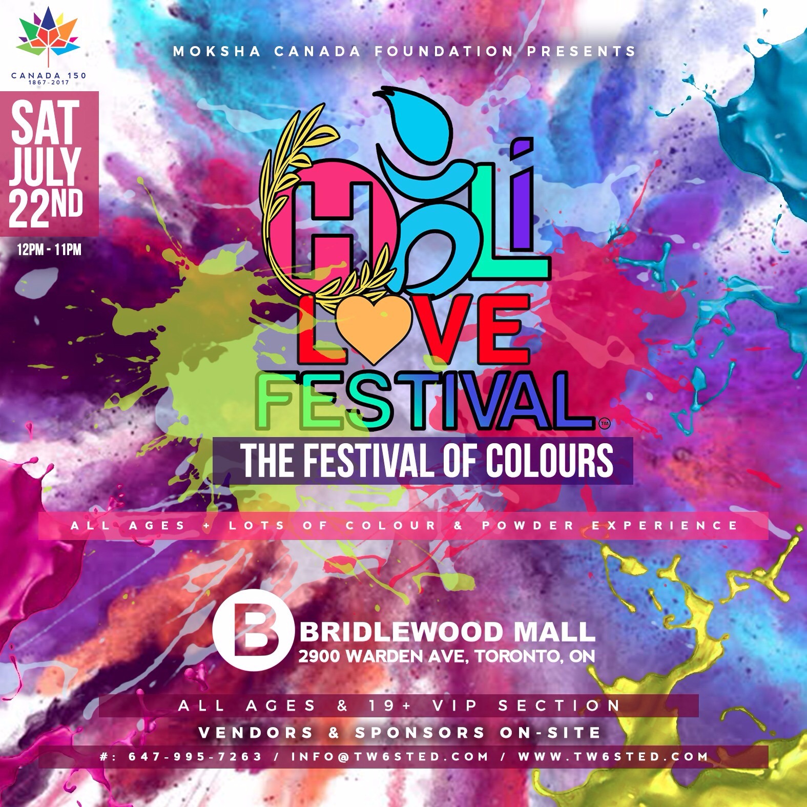 Holi Love Festival: The Festival Of Colours | July 22nd | 12 Pm - 11 Pm 