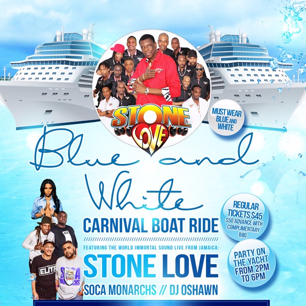 BLUE AND WHITE CARNIVAL BOAT RIDE 2017