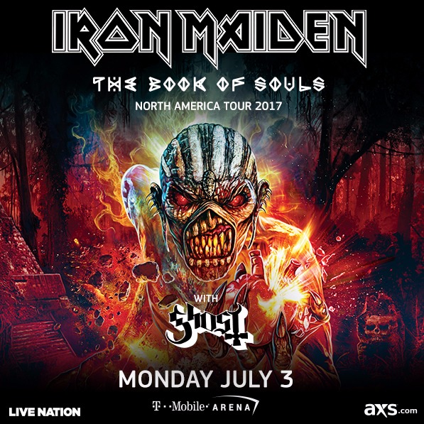 Iron Maiden - The Book Of Souls Tour 2017 at T-Mobile Arena