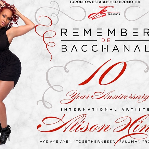 REMEMBER DE BACCHANAL - 10 YR ANNIVERSARY