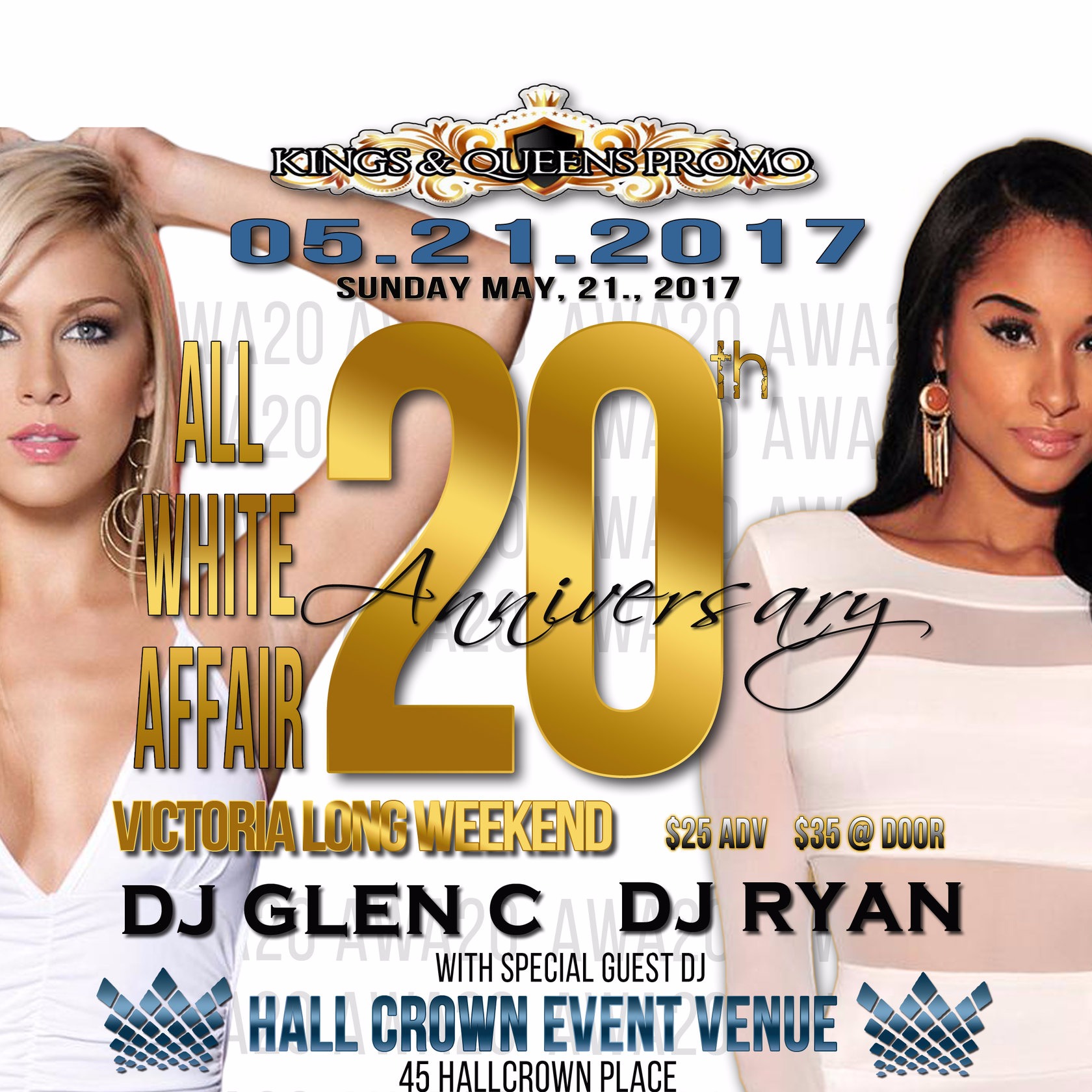 ALL WHITE AFFAIR 20TH ANNIVERSARY