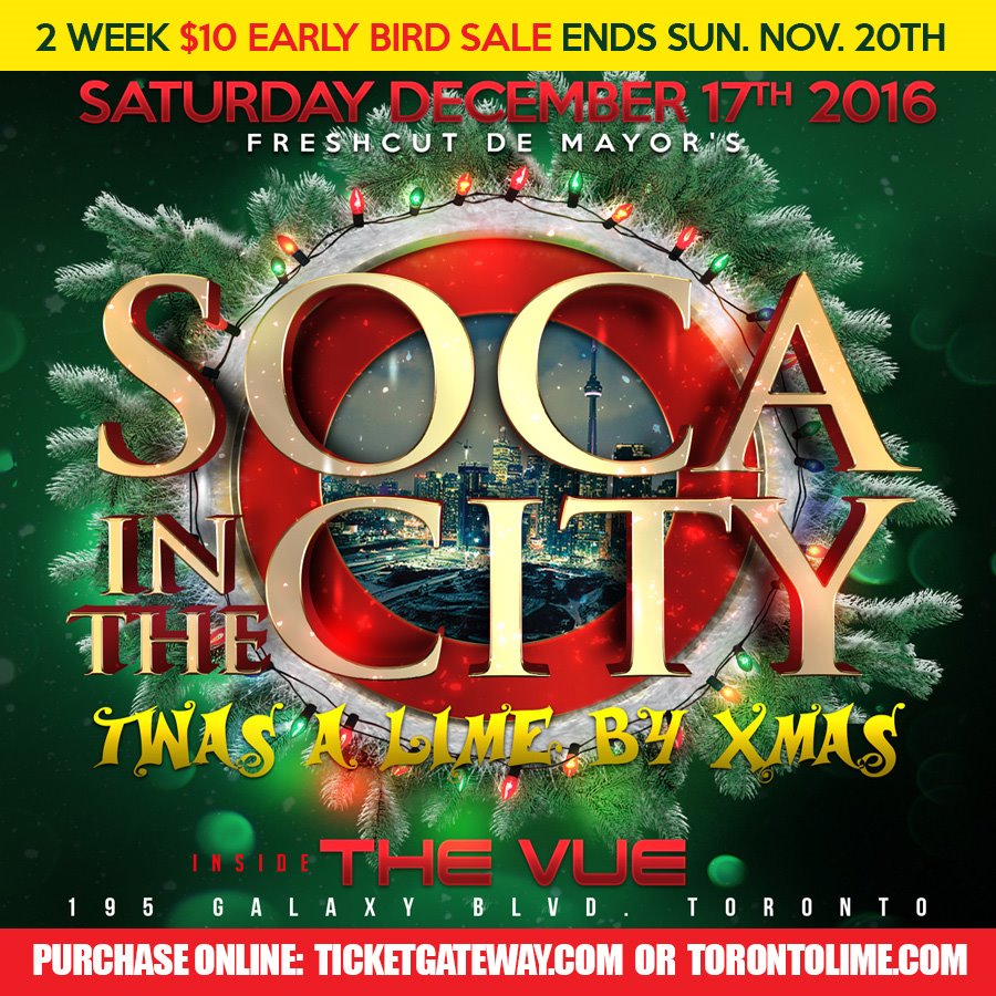 SOCA IN THE CITY - TWAS A LIME B4 XMAS