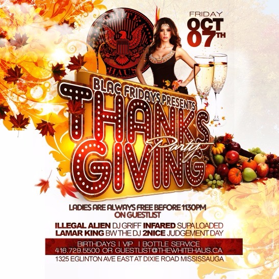Blac Fridays Presents Thanksgiving Party 