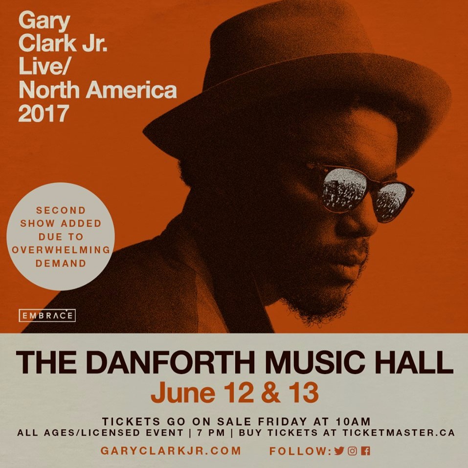 Gary Clark Jr. LIVE: North America 2017 at Danforth Music Hall