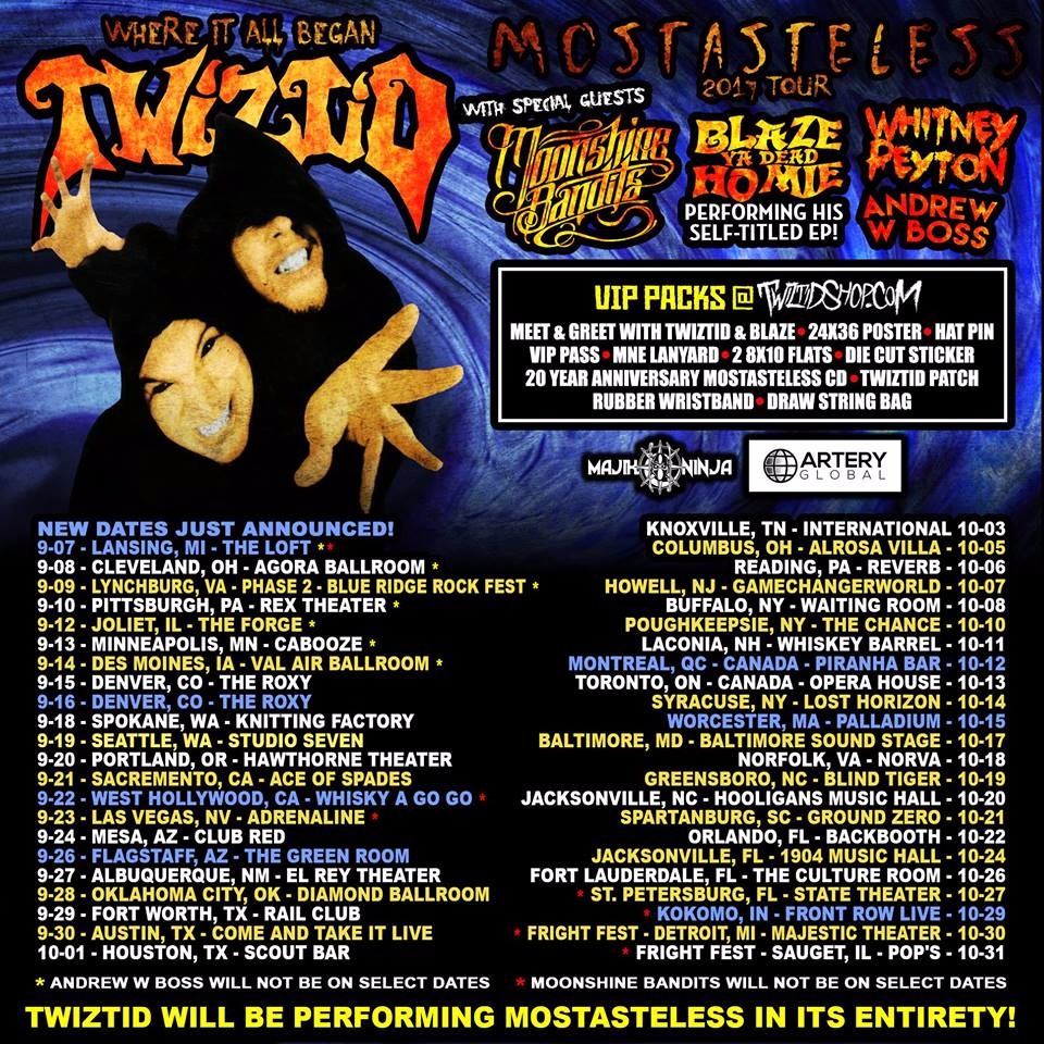 Twiztid's Mostasteless Tour at The Opera House