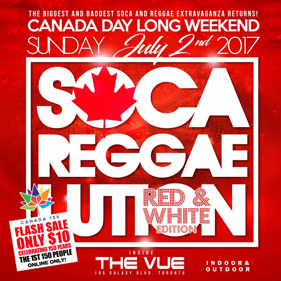 Soca Reggaelution Red & White Edition