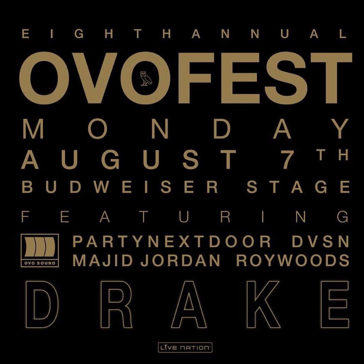 OVO Fest: Drake, PartyNextDoor, DVSN, Majid Jordan & Roywoods