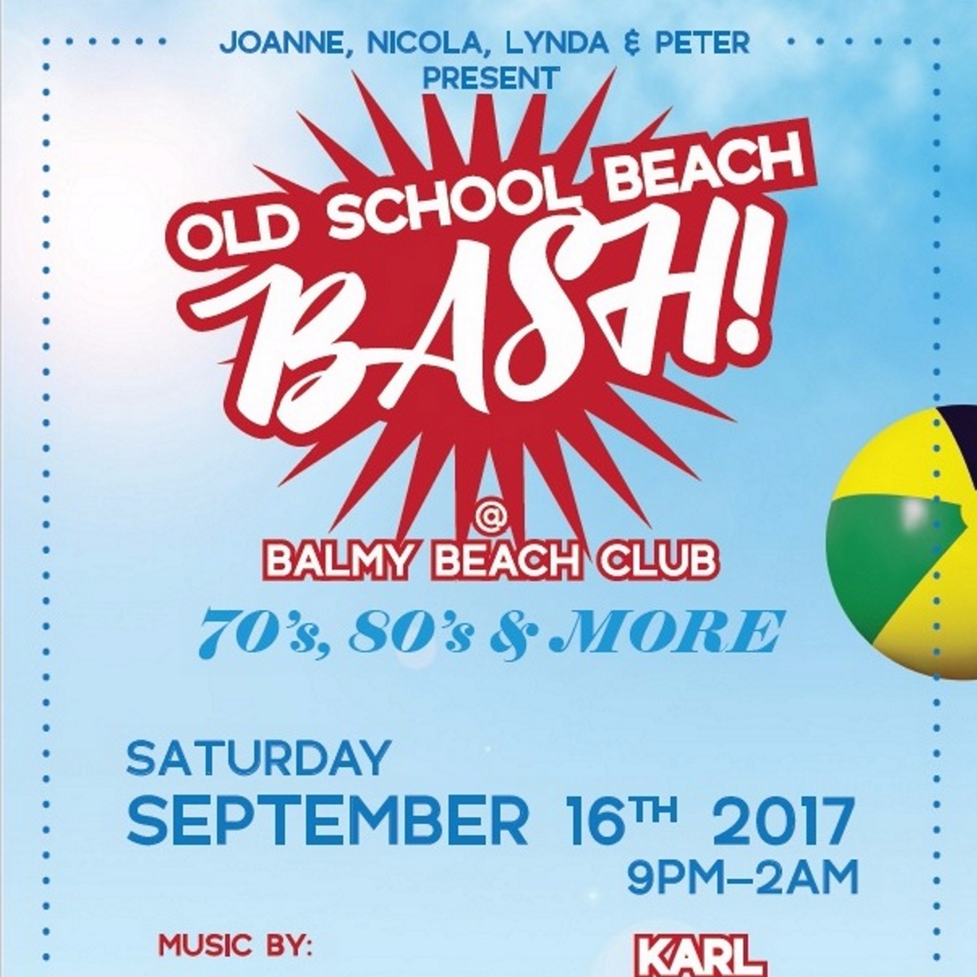 OLD SCHOOL BEACH BASH