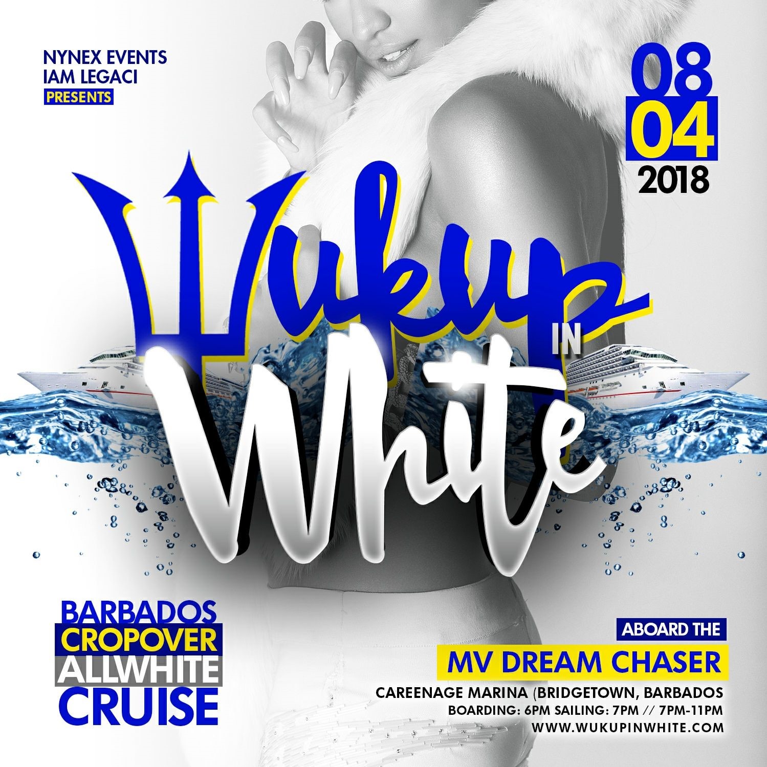 WUK UP IN WHITE The Annual All White Boat Ride Sat. August 4th · Barbados Crop Over 2018