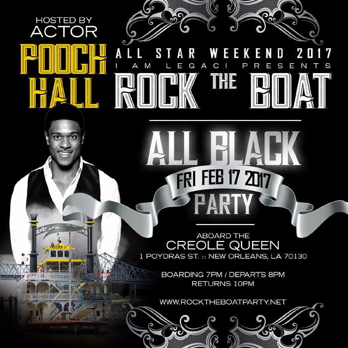 ROCK THE BOAT ALL STAR WEEKEND 2017 ALL BLACK BOAT RIDE PARTY HOSTED BY SPECIAL CELEBRITY GUESTS
